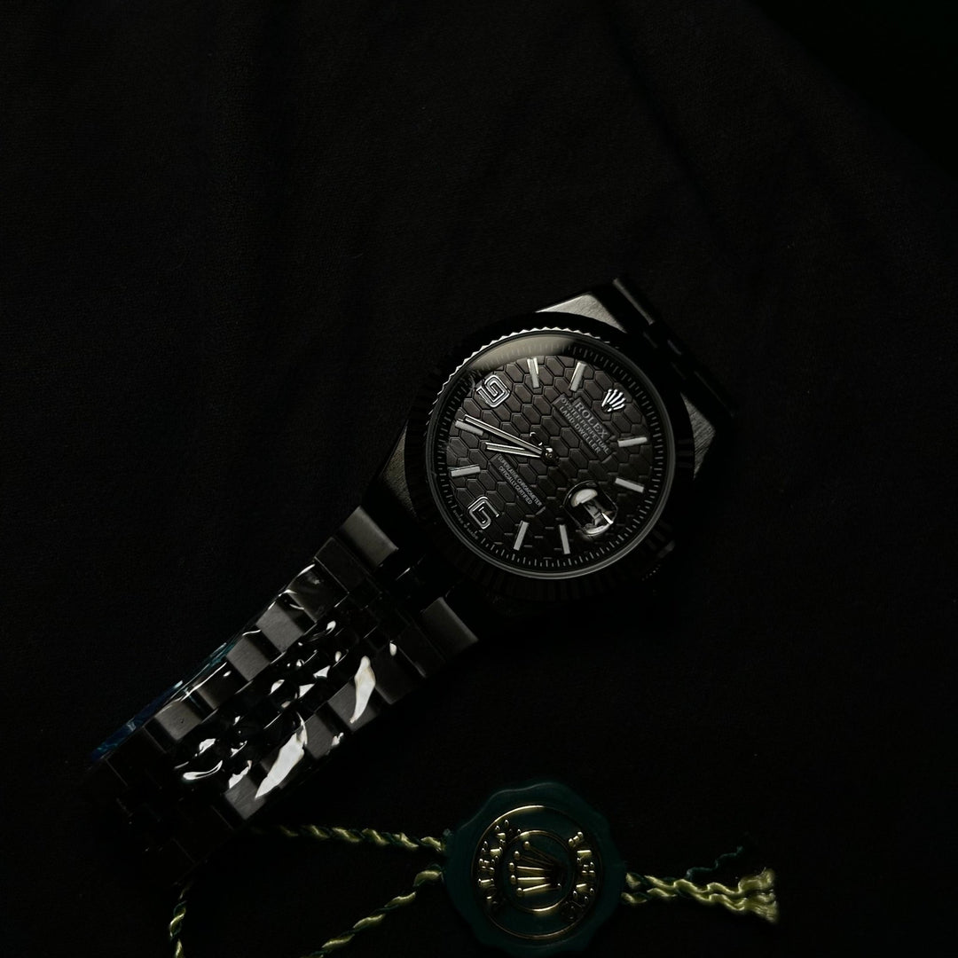 Rolex Datejust 41 Automatic For Him - Full Black - Giiz store