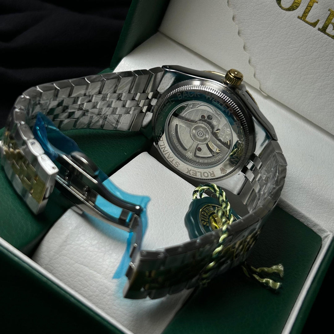 Rolex Datejust 41 Automatic For Him - Silver Black - Giiz store