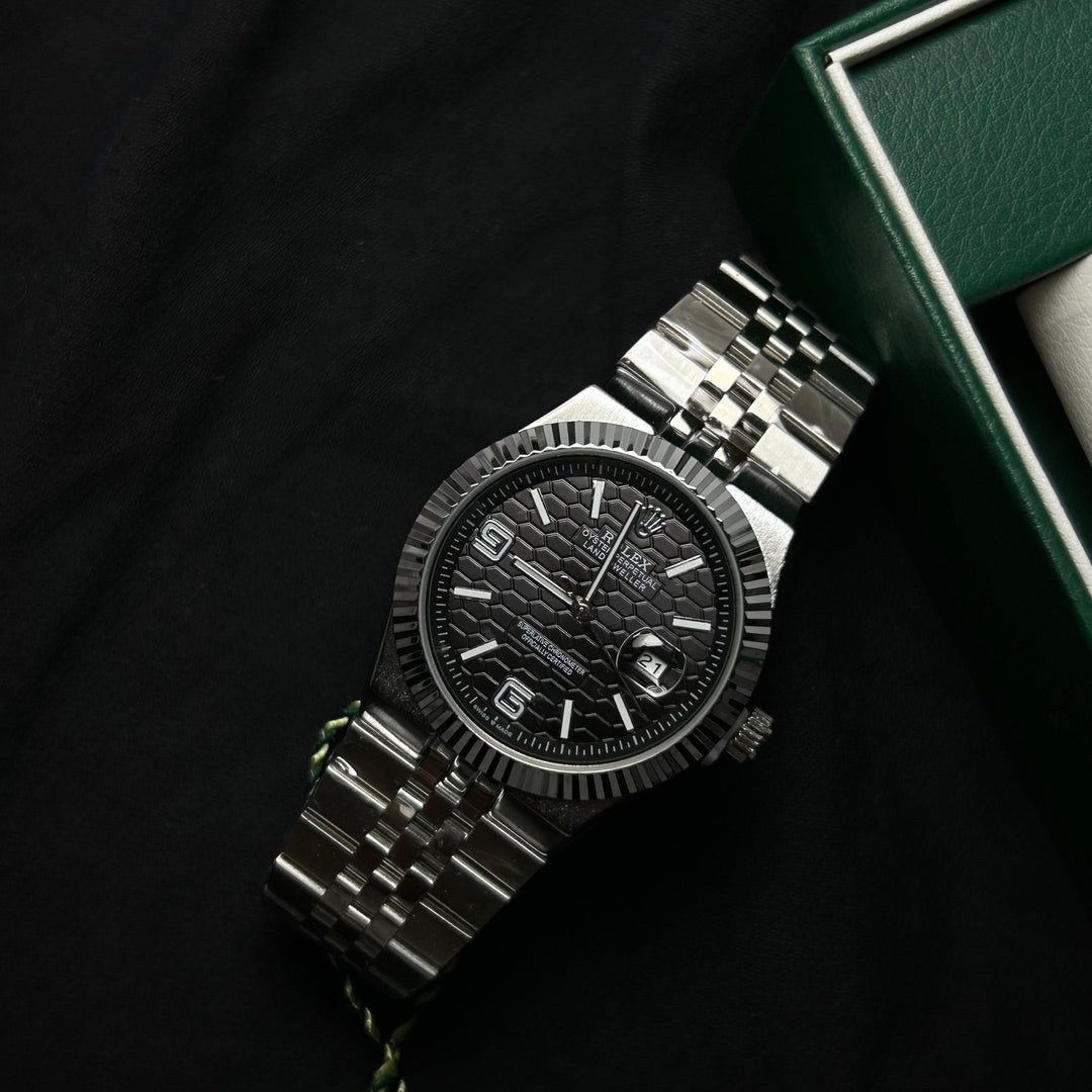Rolex Datejust 41 Automatic For Him - Silver Black - Giiz store