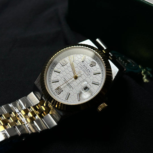 Rolex Datejust 41 Automatic For Him - Two Tone Golden White - Giiz store