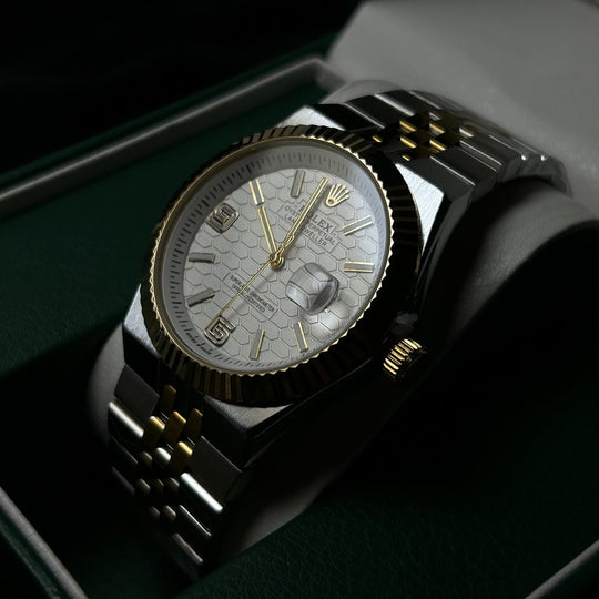 Rolex Datejust 41 Automatic For Him - Two Tone Golden White - Giiz store
