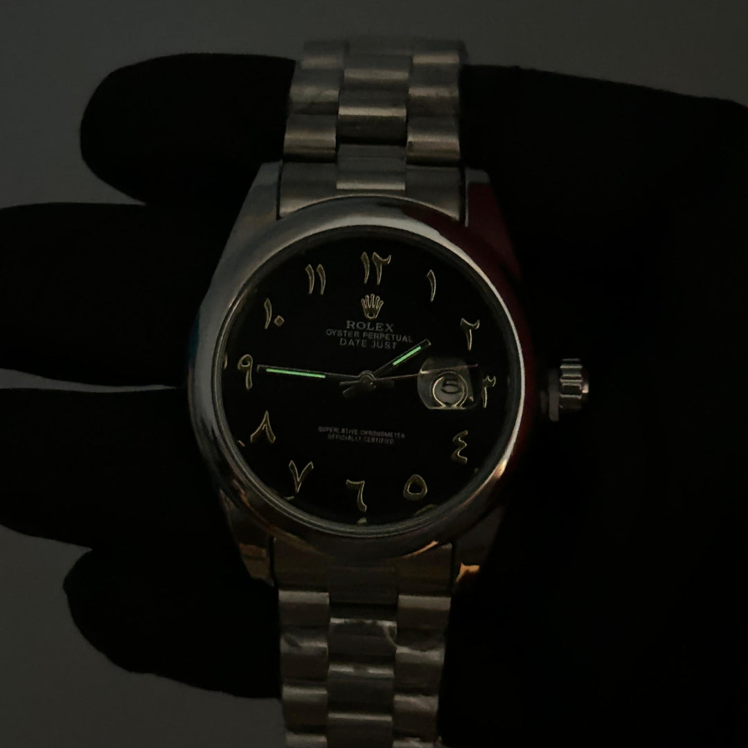 Rolex Datejust Arabic Dial For Him – Two Tone Golden White - Giiz store