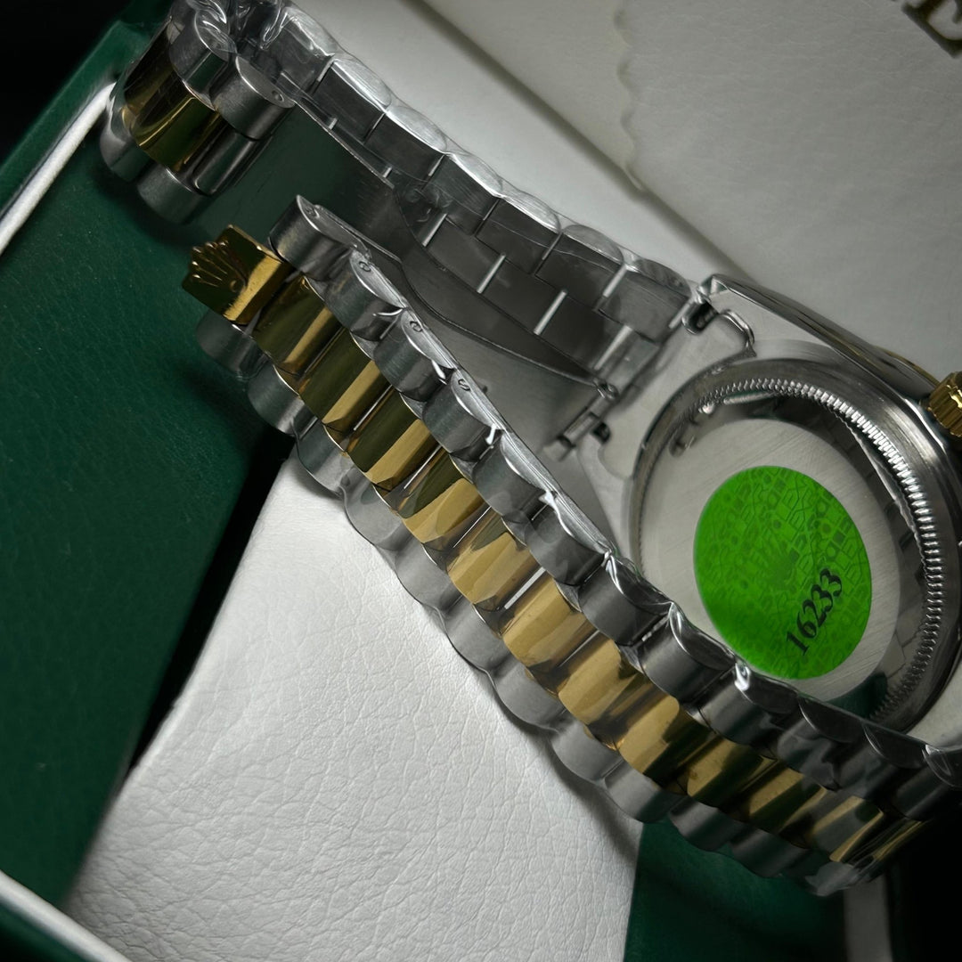 Rolex Datejust Arabic Dial For Him – Two Tone Golden White - Giiz store