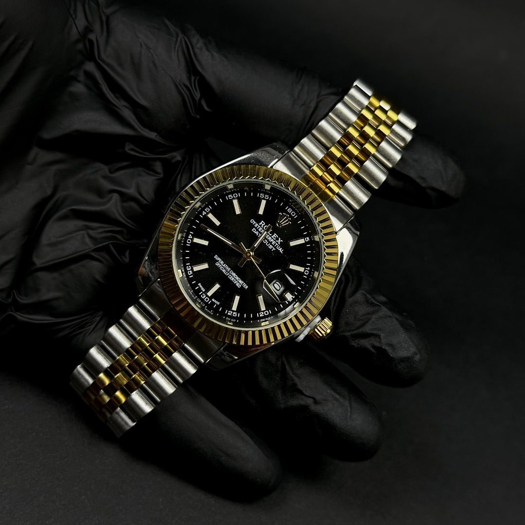 Rolex Datejust For Him – Black & Two-Tone Gold - Giiz store