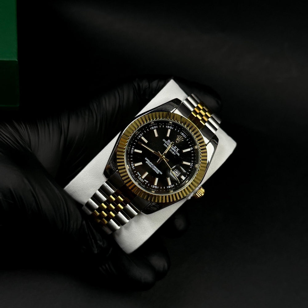 Rolex Datejust For Him – Black & Two-Tone Gold - Giiz store