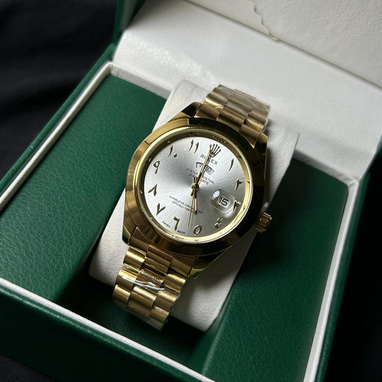 Rolex Day Date Arabic President – Gold - Giiz store