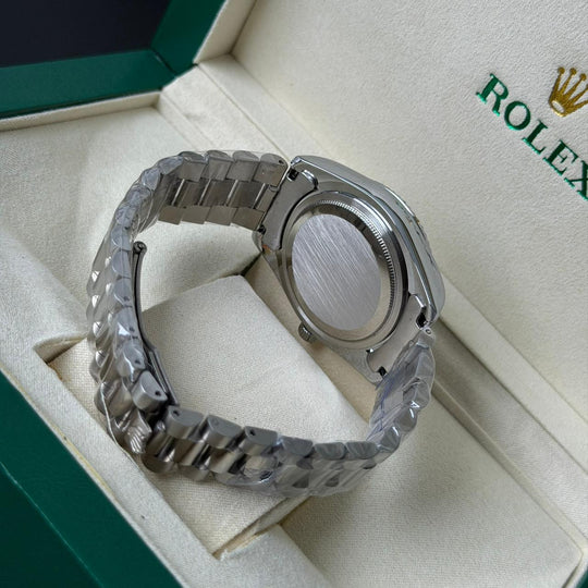 Rolex Day Date – Green Diamond Dial Silver - Giiz store