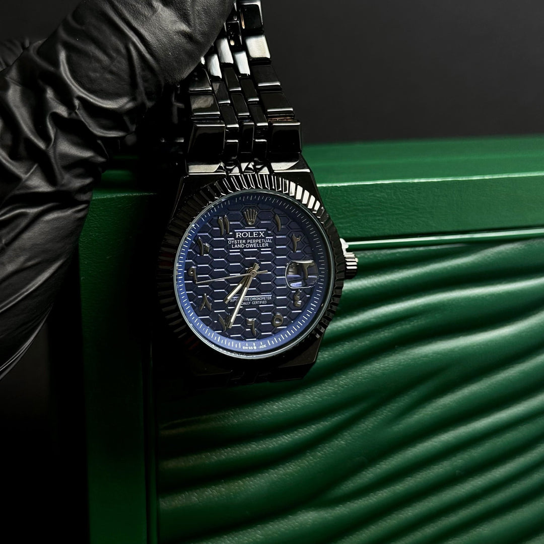 Rolex Land Dweller – Black Ice Blue - Giiz store