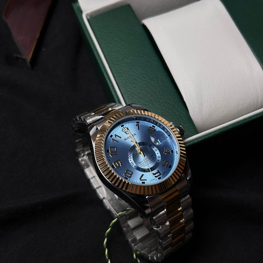 Rolex Sky Dweller For Him - Two - Tone with Blue Dial - Giiz store