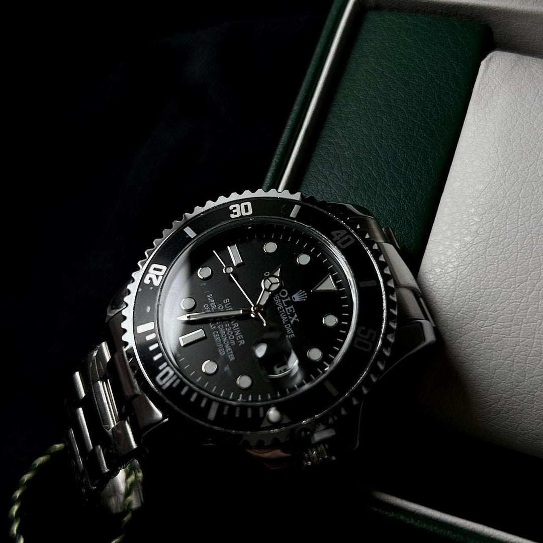 Rolex Submariner Automatic Style For Him - Silver Black - Giiz store