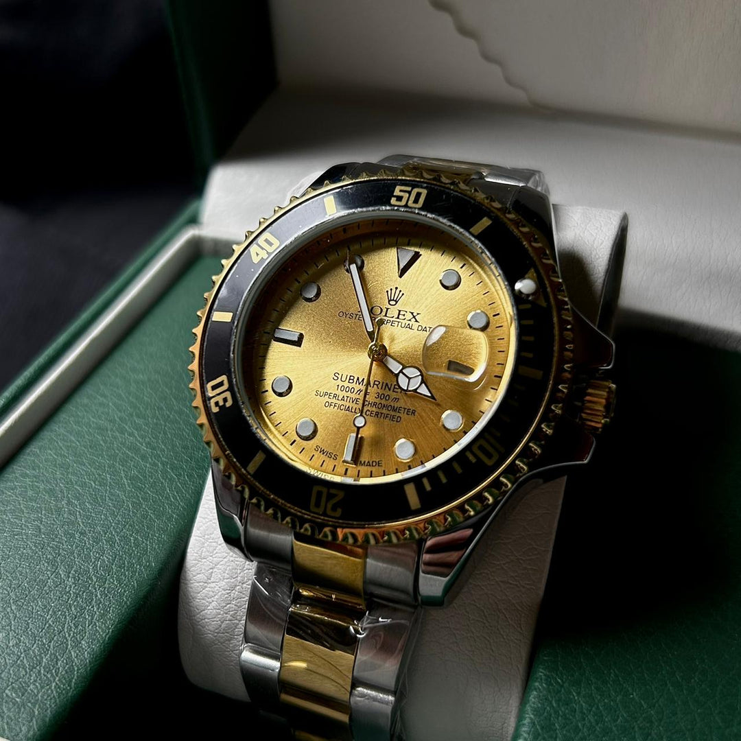 Rolex Submariner For Him - Two Tone Gold Dial - Giiz store