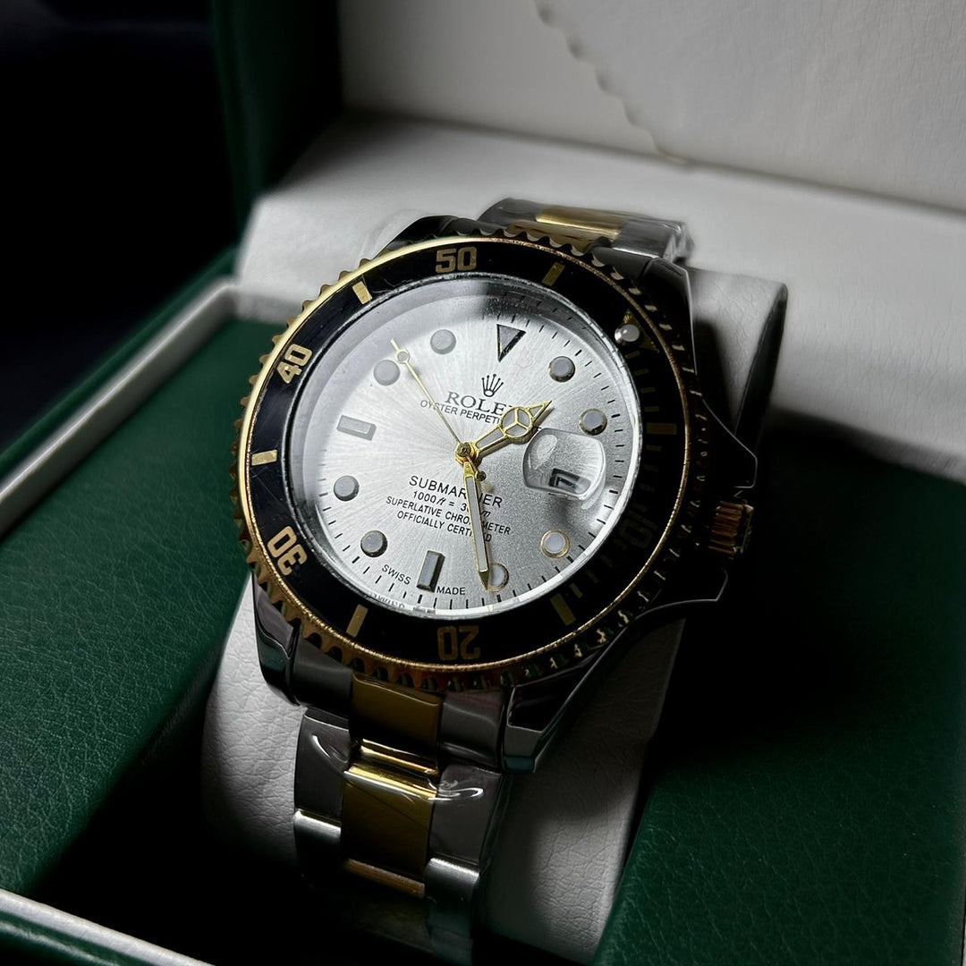 Rolex Submariner For Him - Two Tone Silver Dial - Giiz store