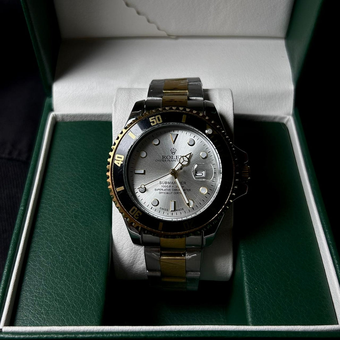 Rolex Submariner For Him - Two Tone Silver Dial - Giiz store