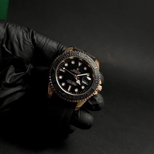 ROLEX Yacht Master – Everose Gold Black Oysterflex - Giiz store