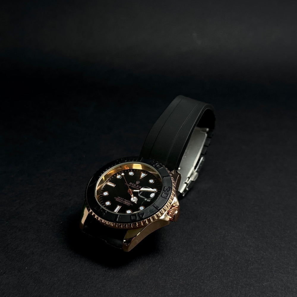 ROLEX Yacht Master – Everose Gold Black Oysterflex - Giiz store