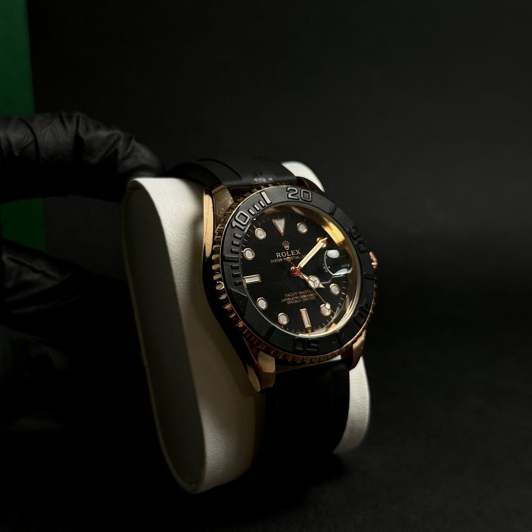 ROLEX Yacht Master – Everose Gold Black Oysterflex - Giiz store