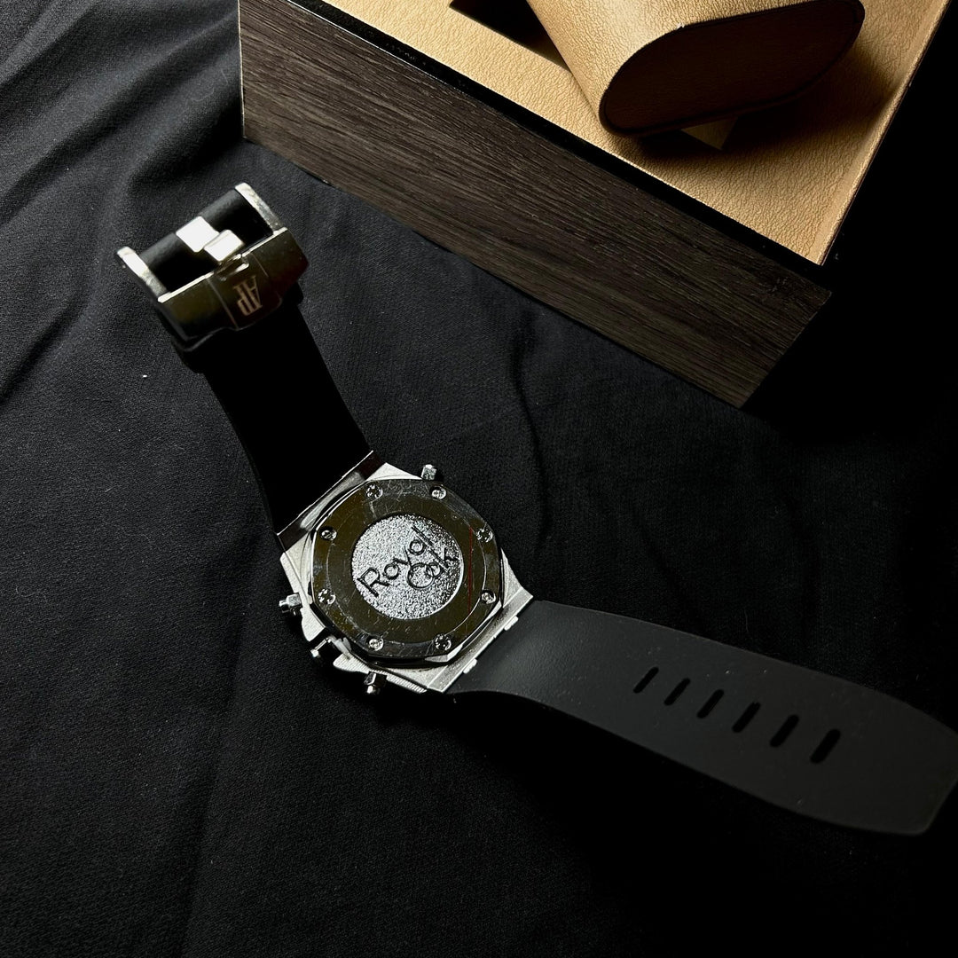 Royal Oak Offshore Chronograph Méga Tapisserie – Silver - Giiz store