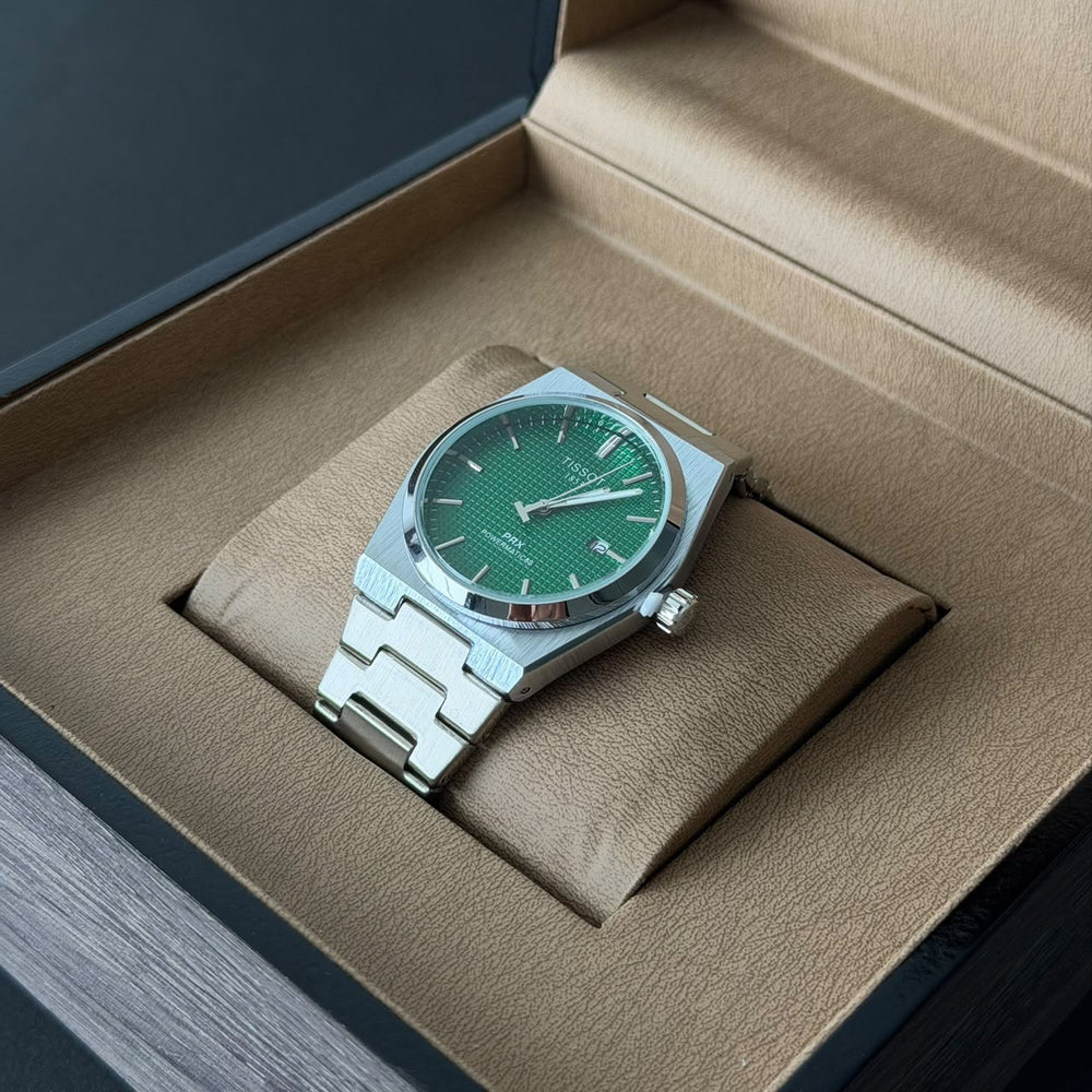 Tissot PRX Powermatic 80 For Him - Silver Green - Giiz store