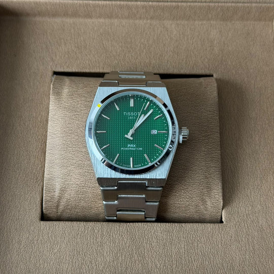 Tissot PRX Powermatic 80 For Him - Silver Green - Giiz store