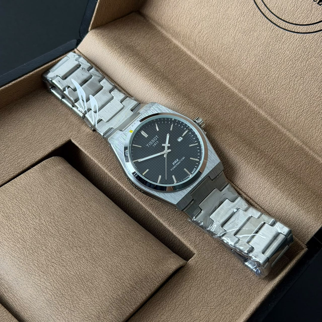 Tissot PRX Powermatic 80 - Silver Black Dial - Giiz store
