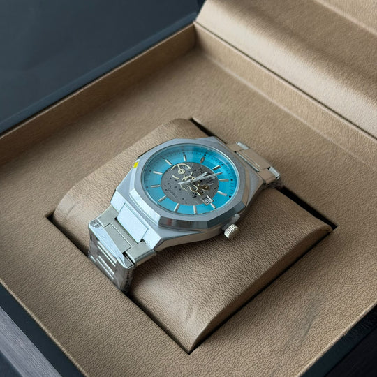 Tissot PRX Skeleton Style – Silver Tiffany Blue Dial - Giiz store
