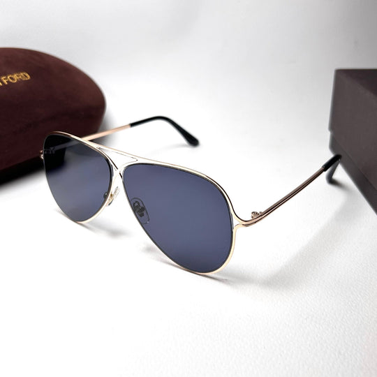 Tom Ford Aviator TF0487 - Golden Black - Giiz store