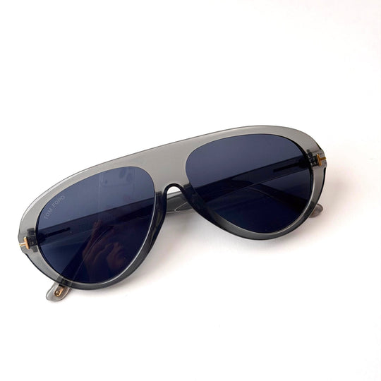 TOM FORD Camillo FT0988 – Transparent Grey Smoke - Giiz store