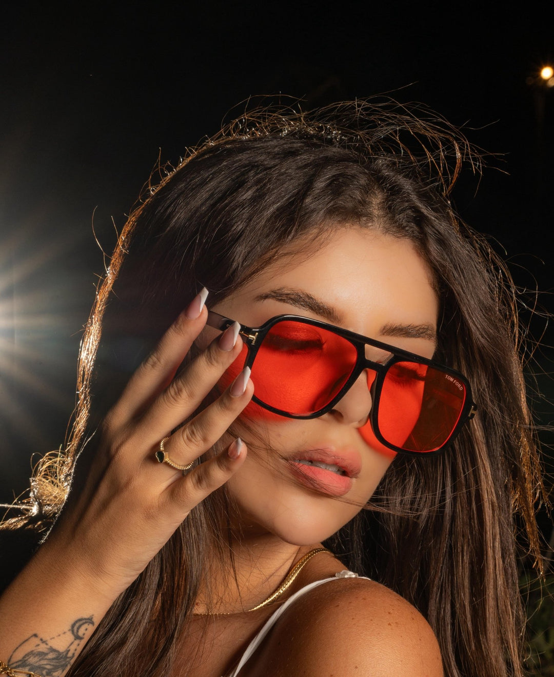 Tom Ford Falconer - Black Red - Giiz store