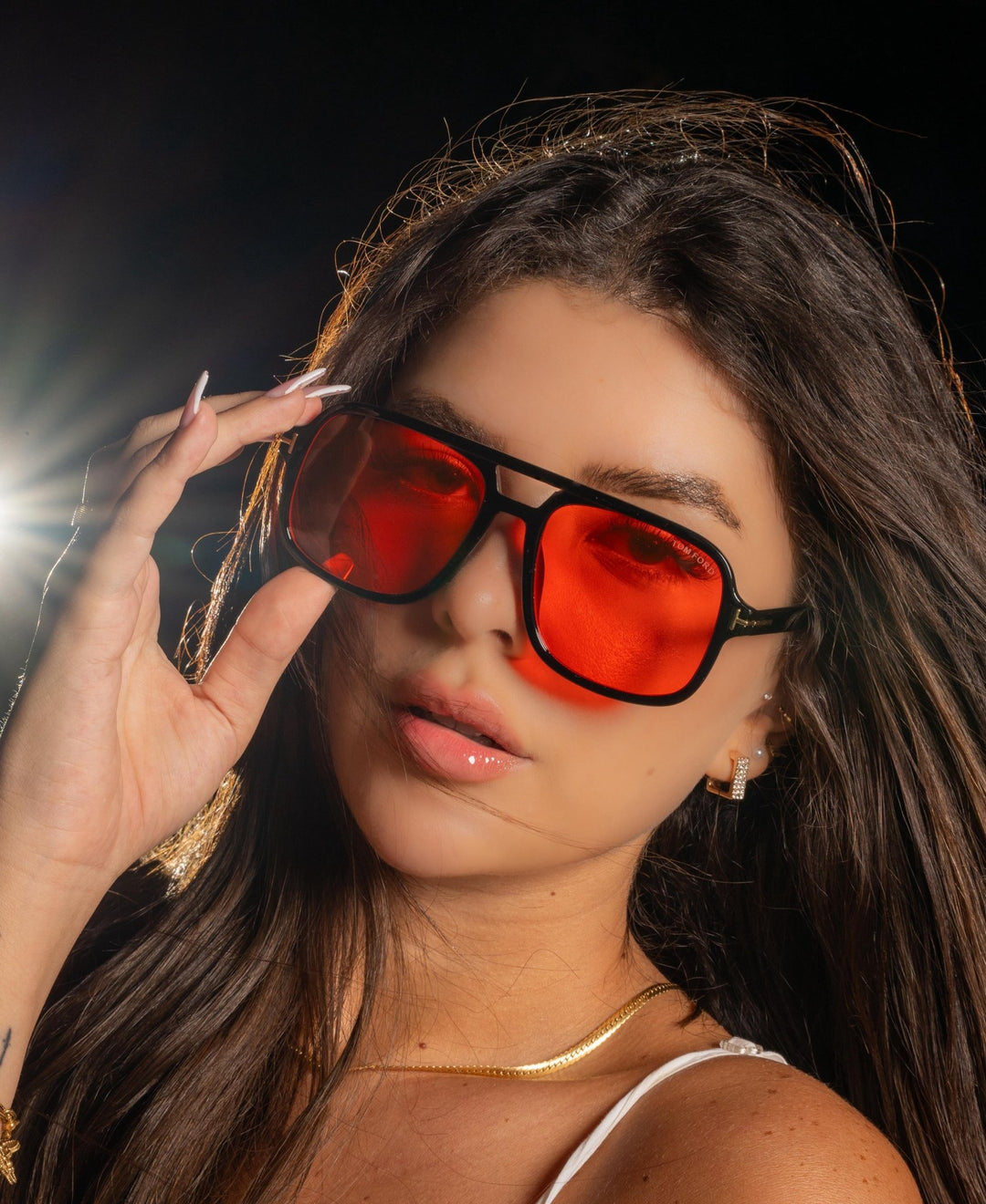 Tom Ford Falconer - Black Red - Giiz store