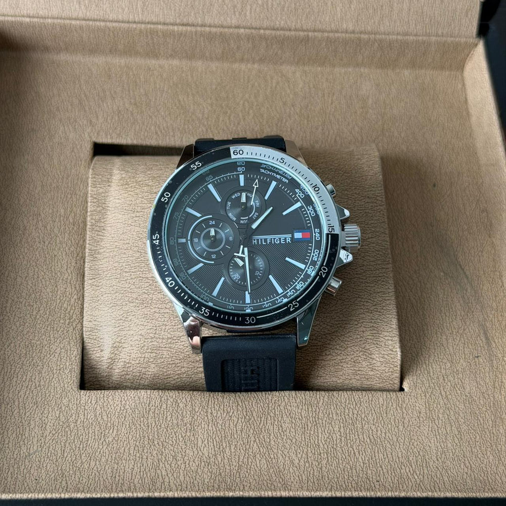 Tommy Hilfiger Sport Chronograph – Black Edition - Giiz store
