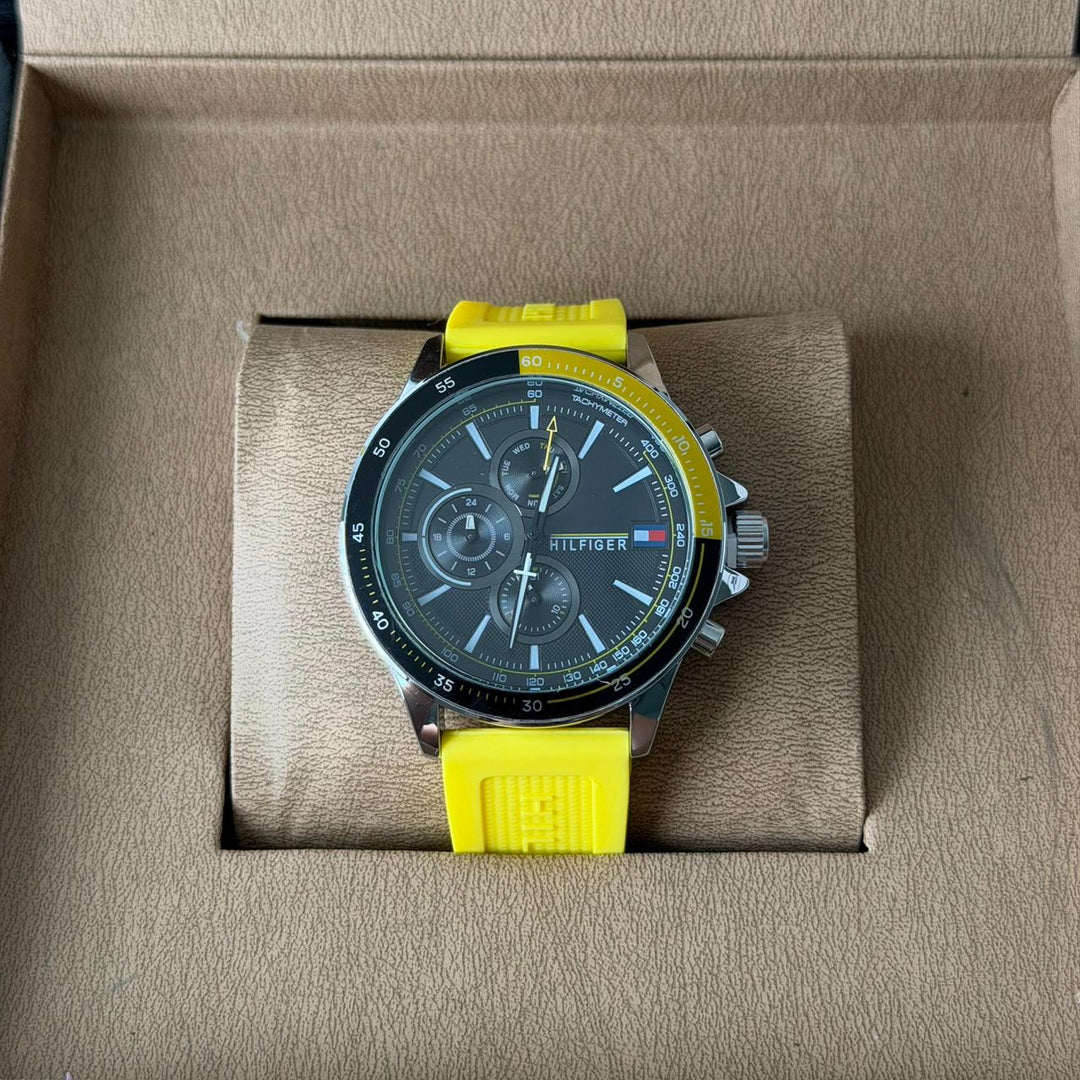 Tommy Hilfiger Sport Chronograph – Yellow Edition - Giiz store