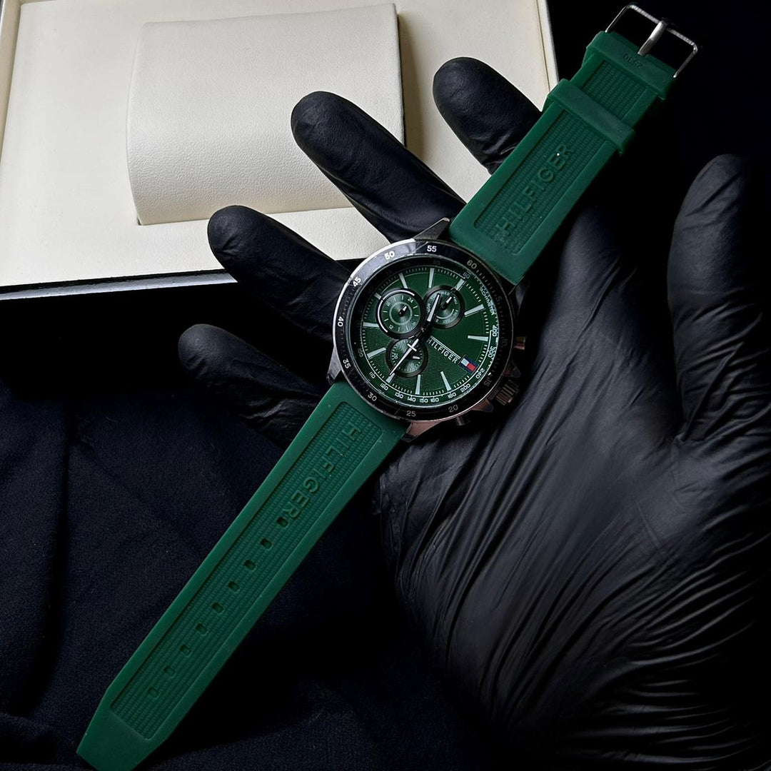 Tommy Hilfiger Velocity Chronograph - Green - Giiz store