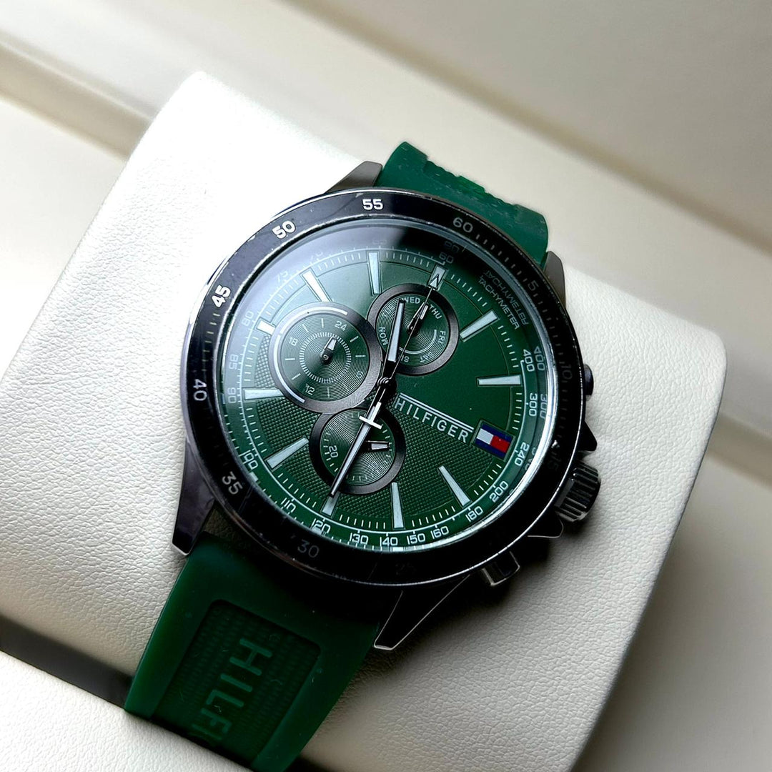 Tommy Hilfiger Velocity Chronograph - Green - Giiz store