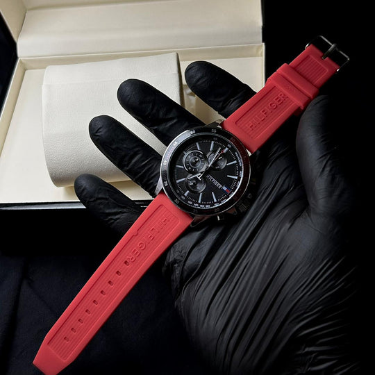 Tommy Hilfiger Velocity Chronograph - Red - Giiz store