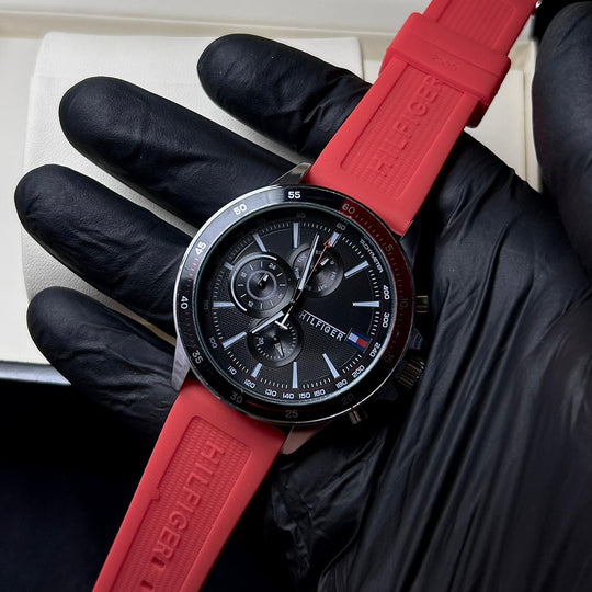 Tommy Hilfiger Velocity Chronograph - Red - Giiz store