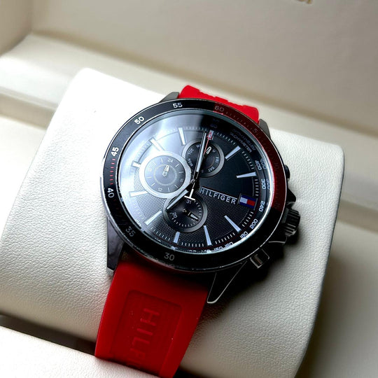 Tommy Hilfiger Velocity Chronograph - Red - Giiz store