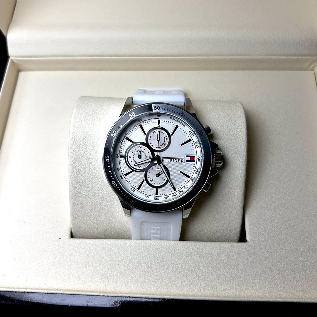 Tommy Hilfiger Velocity Chronograph - White - Giiz store