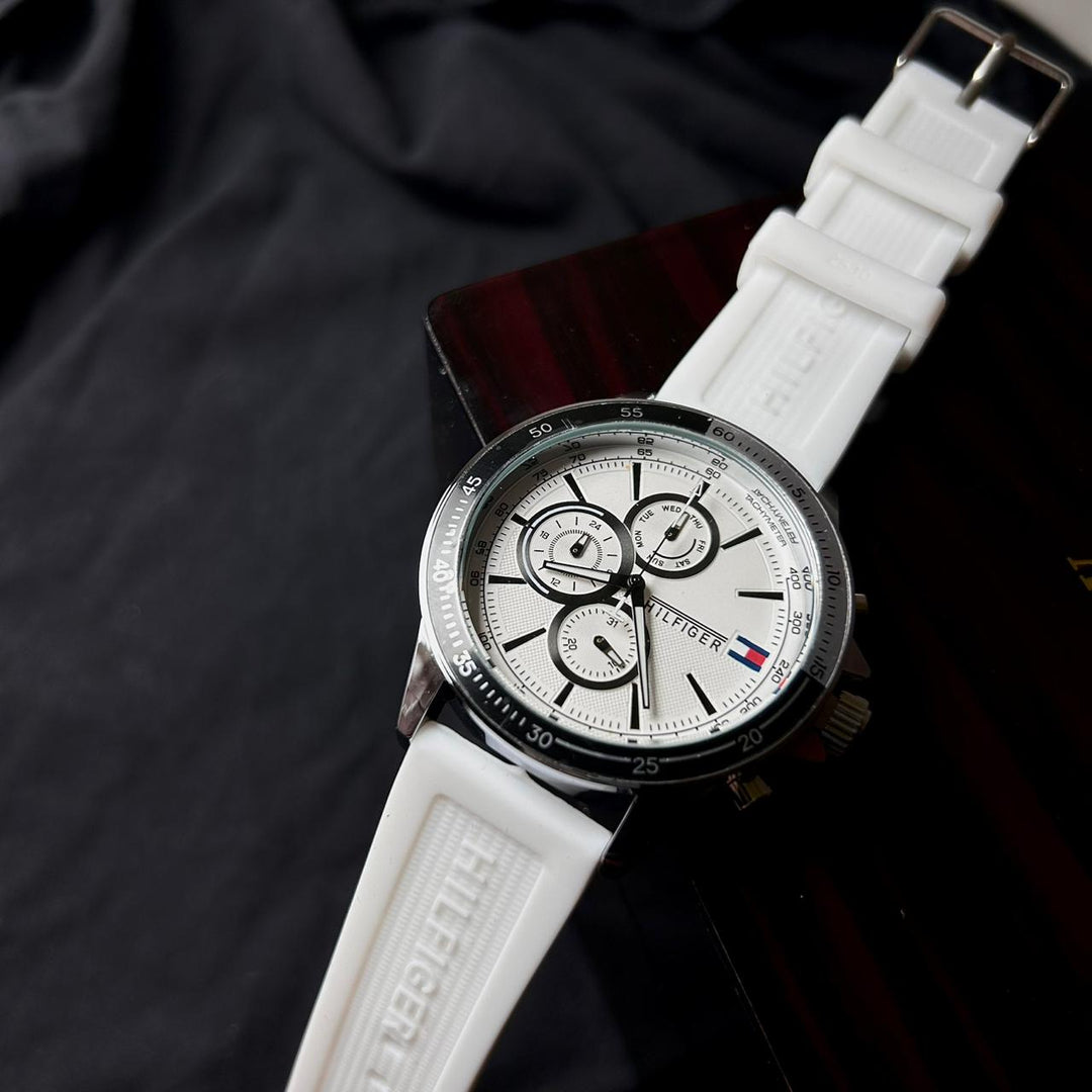 Tommy Hilfiger Velocity Chronograph - White - Giiz store