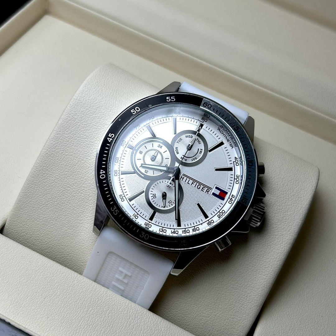 Tommy Hilfiger Velocity Chronograph - White - Giiz store