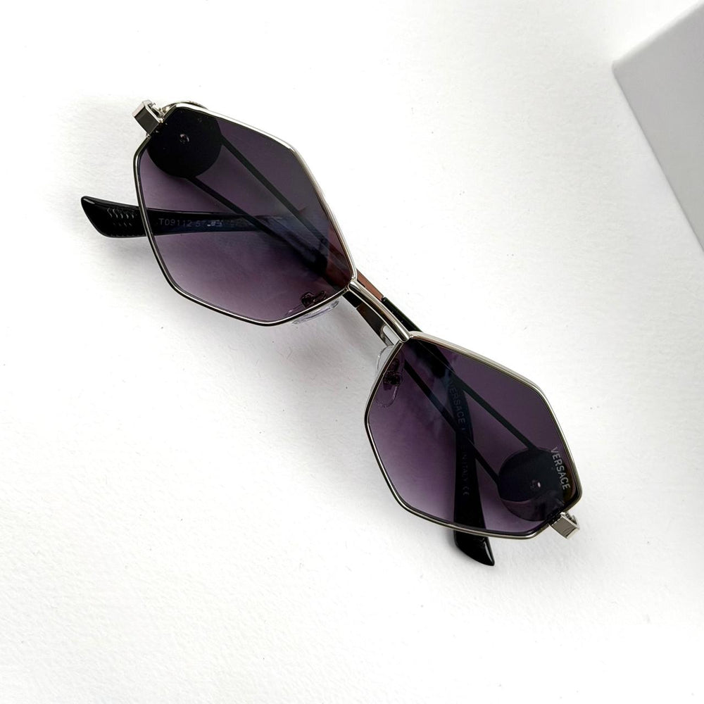 Versace Medusa Geometric T091 - Silver Purple Gradient - Giiz store