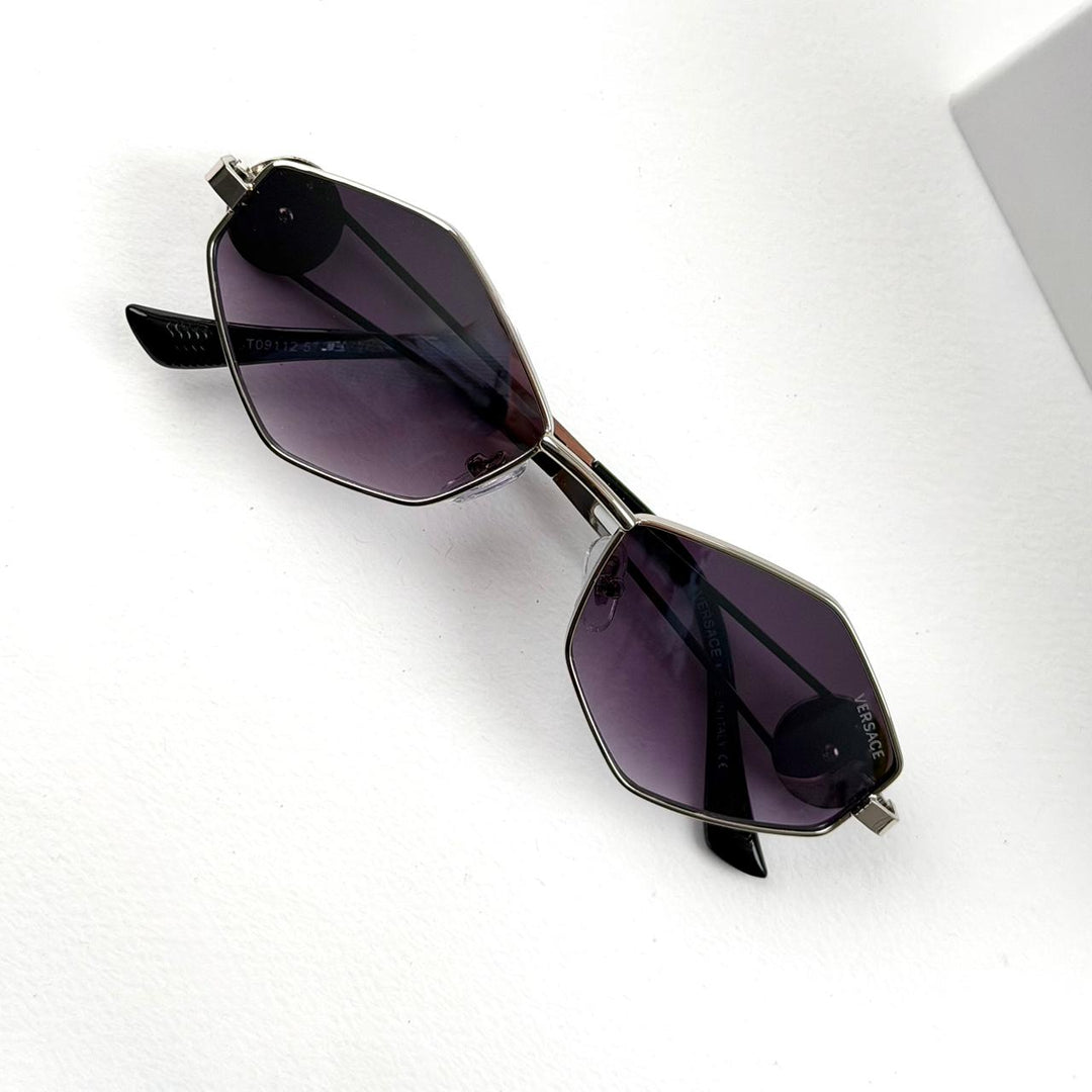 Versace Medusa Geometric T091 - Silver Purple Gradient - Giiz store