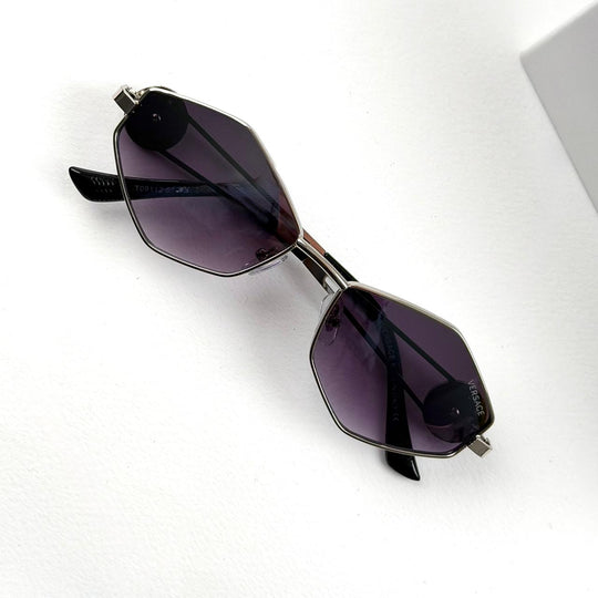 Versace Medusa Geometric T091 - Silver Purple Gradient - Giiz store