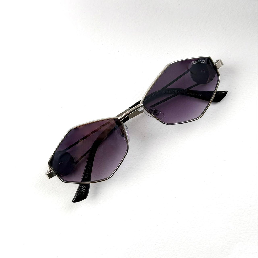 Versace Medusa Geometric T091 - Silver Purple Gradient - Giiz store