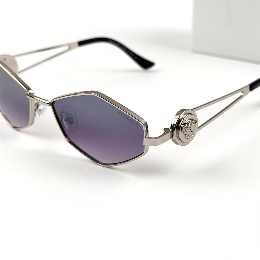 Versace Medusa Geometric T091 - Silver Purple Gradient - Giiz store