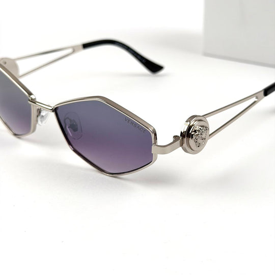 Versace Medusa Geometric T091 - Silver Purple Gradient - Giiz store